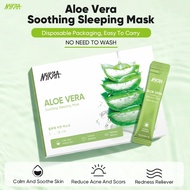 Sleeping Mask Aloe Vera NYKAA Soothes Skin Facial 50pcs