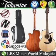 Takamine GN30CE-NAT NEX Cutaway Solid Spruce Top Acoustic Electric Guitar with Bag - Natural (GN30CE
