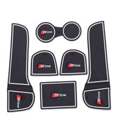 Audi Q3 Door Slot Pad Water Coaster Modified Car Interior Dedicated Q3 Anti-Slip Armrest Box Storage