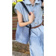 URDION RSURVO Womens Large Capacity Canvas Denim Crossbody Bag Shoulder Bag Tote Bag Casual Commutin