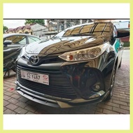 ➳ ☢ Toyota Vios 2014 to 2023 Front Bumper Chin Double Blade