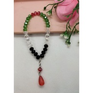 Palestine Tasbih Crystal Tasbih 33 Points/Palestine Free Tasbih