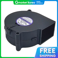 พดลมโบลเวอร 75 มม. ยหอ Evercool รน EC7530M05E-B 2P แบบ 2 พน DC 5V