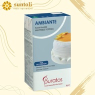 PURATOS AMBIANTE WHIPPING CREAM NON DAIRY / Krim Cair Manis - 1 Karton
