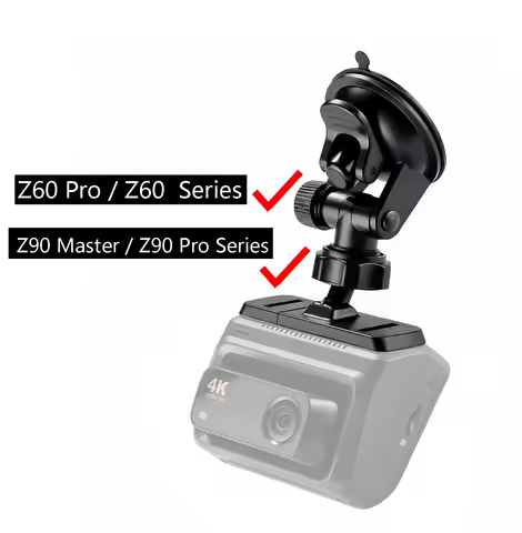 for DDPAI Dash Cam Z60 pro / z60 Series Mount for DDPAI Dash Cam Z90 Master / z90 pro Series Suction