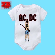 KATUN BABY JUMPER ACDC T-SHIRT SIMPLE BASIC H&M PREMIUM QUALITY T-SHIRT BAND BABY CLOTHES AGE 0 - 12