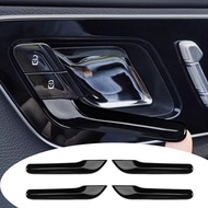 For Mercedes Benz EQE EQS W206 W223 X254 W214 2021-2024 Car Door Inner Handle Cover Sticker Decor Ac