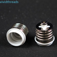 VIVIDTHREADS Lamp Base, Heat-resistant Durable Lamp Holder Converter, E27 Male to E14 B22 GU10 E40 F