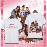 NEW " BABYMONST " Love In My Heart Shirt Cotton T-Shirt BM04Size S-5XLSize S-5XL