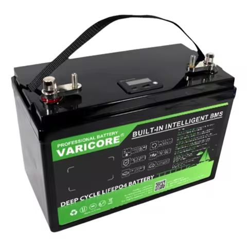 New VariCore 12.8V 180AH LCD LiFePO4 Battery Pack 12V 4Strings Lithium Batteries for Inverter Tourin