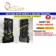 11201-0C010 Valve Cover Assy Toyota Innova 2.0 / Toyota Fortuner 2.7 (With Valve Cover Gasket)
