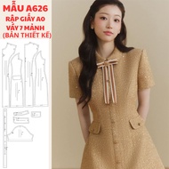 PAPER SHEET A0 7-piece dress (PAPER)-A626