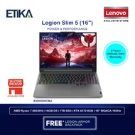Lenovo Legion Slim 5 83DH000CMJ Gaming Laptop | AMD Ryzen 7 8845HS, 16GB, 1TB, RTX 4070, 16" WQXGA 165Hz, W11 | 16AHP9