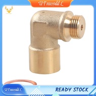 [UTnus9ddL] M18x1.5 90 Degree Oxygen Sensor Extender Brass Oxygen Sensor Spacer O2 Sensor Adapter Ox