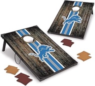 NFL Pro Football 2' x 3' MDF Wood Deluxe Cornhole Set by Wild Sports, Comes with 8 Bean Bags - Perfe