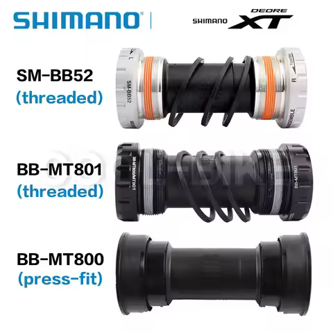 Shimano DEORE XT SLX ZEE Bottom Bracket BB52 MT800 MT801 Hollowtech II Mountain Bike 68/73mm 83mm