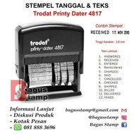 Trodat Printy Dater 4817 Phrases & Dater Stamp
