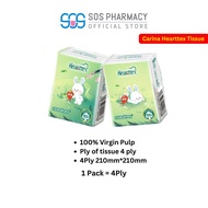 Carina Hearttex Green Tea Handkerchiefs Tissue (7sheets/pack)