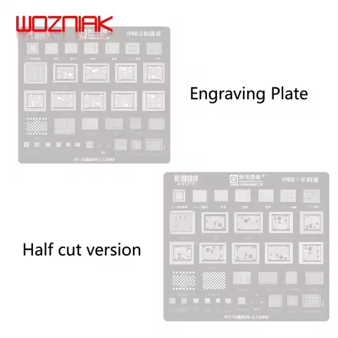 AMAOE Motherboard IC Relocation Replace the Motherboard Stencil for IPHONE 7-16PM Baseband/CPU/Hard 