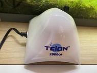帝王TEION二手 超強靜音單孔打氣馬達2000型(增加溶氧量)空氣幫浦/打氣機