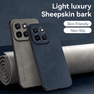 Case Honor X6C Casing Luxury Sheep Leather Cover For Honor X6C Phone Case