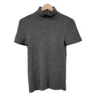 Akris Sweater gray High neck Women Short sleeves Direct from Japan Secondhand
