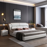 Homie เตียงนอน fabric bed Bedroom pu Furniture เตียงติดพื้น 1.5m 1.8m HM2026