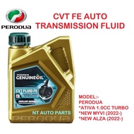 Perodua Auto Transmission Gear Oil ATF CVT-FE Fluid (1L) Perodua Ativa 1.0 Turbo New Myvi MG3 Alza 2022 Minyak Gearbox 尚