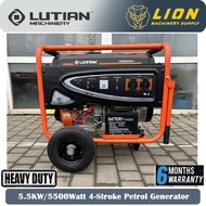 LUTIAN 5.5KW/5500Watt Gasoline 4-stroke Petrol Generator LT6500EN - Heavy Duty - 6 Months Local Warr