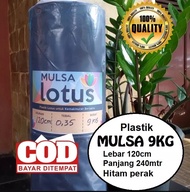 mulsa plastik mulsa plastik pertanian hitam perak 1 roll rol 240 meter lebar 120 cm tebal kuat bagus