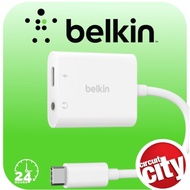 Belkin Rockstar USB-C Audio + Charge Adapter, Headphone 60W PD Fast Charging for iPhone,Android
