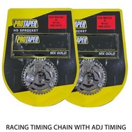 Lc135 / Y15 protaper adj timing gear + timing chain set 96L & 98L