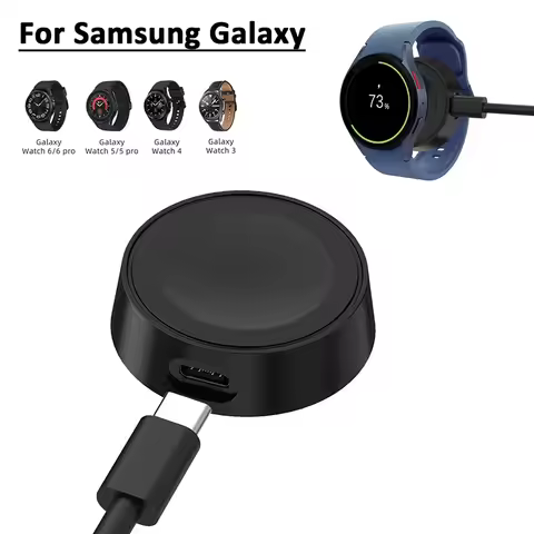 Mini Smartwatch Wireless Charger Portable Wireless Charger For Samsung Galaxy Watch 7 6 5 4 Samsung 