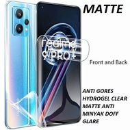 FULL SET REALME C53 C55 10 10 PRO 5G 10 PRO+ 9i 9 9 PRO 9 PRO+ 3 3 PRO ANTI-SCRATCH HYDROGEL MATTE F