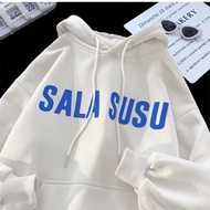 M-8XL เสื้อฮู้ดพิมพ์ลายตัวอักษรแฟชั่นแนวสตรีทของผู้ชายเสื้อแจ็คเก็ตขนาดใหญ่แฟชั่นแนวสตรีททรงหลวมเสื้