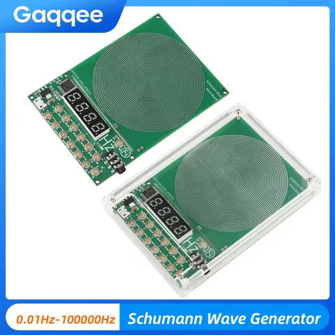 DC 5V 7.83Hz Signal Generator 0.01H-100000Hz Adjustable Frequency Generator Schumann Sine Wave Preci