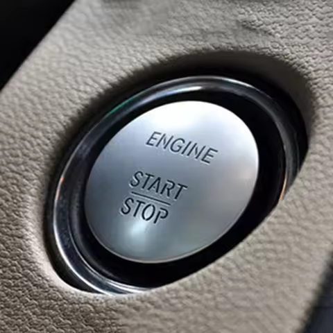 Car Engine Start Stop Push Button Switch Keyless One-Click Start Switch for Mercedes Benz A C E GL C