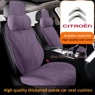 Citroen e-C4 X e-C4 C3 C4 C5 Aircross DS3 DS4 DS5 2025 latest special car seat cushion cover, suede 