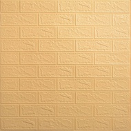 Wallpaper Dinding 3D 1Paket 10pcs 70cm x 77cm Foam Timbul  Dekorasi Dinding Putih Bata CLASSIC wallp