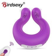 ◇Wireless Remote Vibrating Penis Ring Clit Sex Toy for Men Cock Ring Delay Ejaculation Erection Lock Ring Penis Long Las