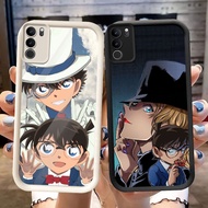 DJ-18 Detective Conan Silicone Casing black and white for VIVO Y200 Y300 V50 Y400 Lite Pro Plus 5G