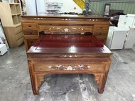【非凡二手家具】花梨木鑲貝7尺供奉神桌*案桌*佛桌公媽桌*實木神桌