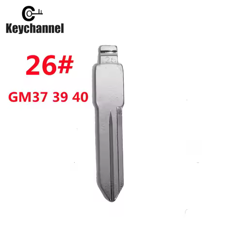 10pcs/Lot Car Key Blank 26# KD Key Blade GM37 39 40 Blade for GM Chevrolet Buick Cadillac for KD KEY