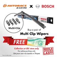 Bosch Car Wiper Blade Aerotwin Plus Series Multiclip (16 inch - 30 inch) AP by Autobacs SG