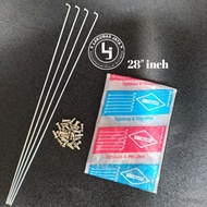 (40 pcs) 28 inch bicycle spokes 28 spokes 28 bicycle spokes 28 UNICYCLE chrome iron