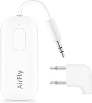 Twelve South AirFly Pro Deluxe | Bluetooth Wireless Audio Transmitter/Receiver for up to 2 AirPods/W