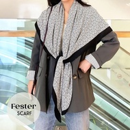 Premium Silk Square Hijab Fester Scarf Syari Shawl
