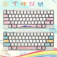 HHKB Keyboard Sticker Button Sticker Cartoon Shortcut Function Customized Decoration Contrast Color