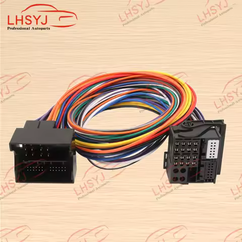 40 Pins PQ Car Adapter Extension Cable Quadlock Male Socket for RCD330 RCD510 RNS510 For VW Golf VI 