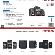 SPEAKER AKTIF POLYTRON PMA9502 / PMA 9502 BLUETOOTH HEMAT